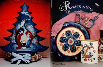 Rosemaling Beyond Tradition Decorative Painting Book Judy Alsever 1988 Vintage - Image 1 of 4