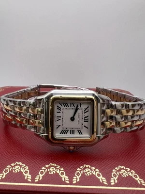 2025 Cartier Panthere Medium 18K Two Tone Silver Dial W2PN0007 Box Papers - Image 1 of 4