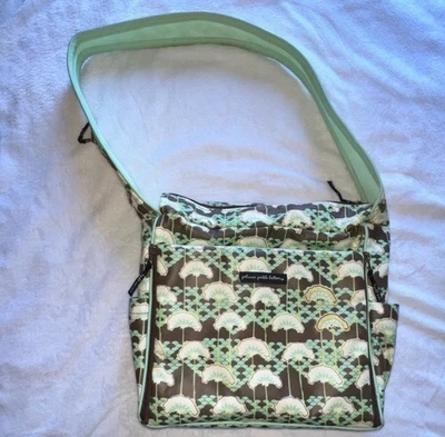 Ginko Leaf Style Petunia Picklebottom Diaper Bag With Shoulder Strap - Image 1 of 4