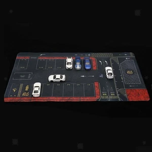 1/64 Scale Parking Lot Mouse Pad Desktop Nonslip Layout Garage Toy Mouse - Picture 1 of 7