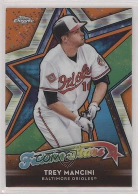 2018 Topps Chrome Future Stars Orange Refractor /25 Trey Mancini #FS-16 - Image 1 of 2