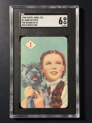 1940 Castell Brothers Wizard Of Oz #1 Card SGC 6 Wicked Movie Dorthy Toto - Image 1 of 2