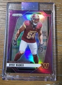 Tarjeta Prizm Bobby Wagner 2024 Panini Prizm púrpura #'d 124/125 Washington Command - Imagen 1 de 2