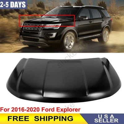Primed Hood Panel For 2016-2020 Ford Explorer/Police Interceptor Utility Base - Изображение 1 из 4