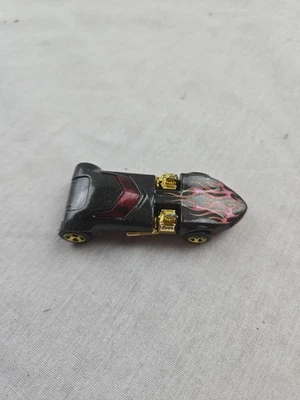 Vintage 1969 Hot Wheels Racing Car Flames Black Pink Twin Mill - Image 1 of 4