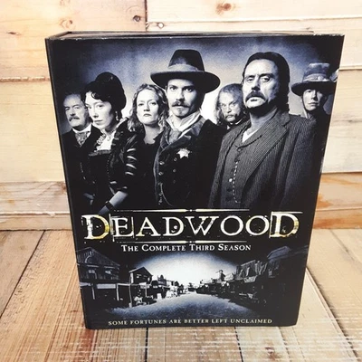 Deadwood Complete Third Season DVD Used Western HBO Ian McShane Timothy Olyphant - Image 1 of 4