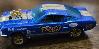 3" Castline 1/64 Scale 1966 Shelby GT 350 Mustang Gasser Fang! Metallic Race Car - Image 1 of 4