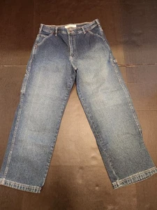 Vintage Timberland Y2k Carpenter Jeans Wide Leg Baggy 34x32 - Picture 1 of 13