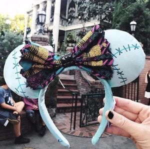 Diadema Sally Ear Pesadilla Antes De Navidad Parques Disney Nueva Con Etiquetas Orejas - Imagen 1 de 6