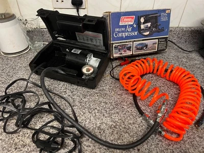 £189 Upgraded / Modified Coleman New Old Stock Deluxe 175 Air Compressor Tyre In - Image 1 of 4