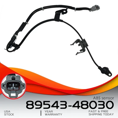 Front ABS Speed Sensor 89543-48030 for 2004-2007 Toyota Highlander Lexus RX330 - Imagem 1 de 4