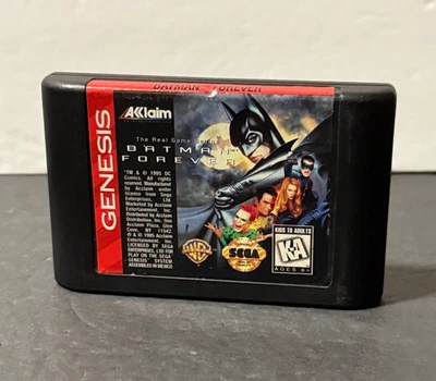 SEGA GENESIS BATMAN FOREVER GAME AS SHOWN TESTED CARTRIDGE ONLY - Image 1 of 4