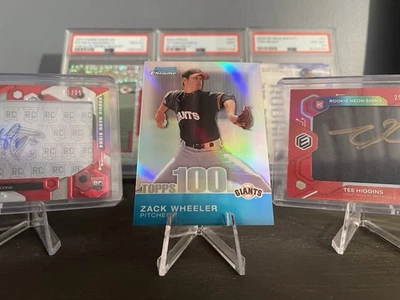 2010 Bowman Chrome - Topps 100 Prospects Zack Wheeler #TPC86 Refractor /499 (RC) - Image 1 of 2