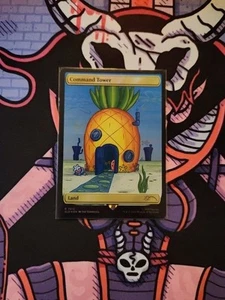 1x Torre di Comando, Foil - 7012, Spongebob Squarepants Tana Segreta Promo, MTG NM - Foto 1 di 1