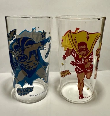 2 vasos Batman y Robin publicación periódica nacional vintage años 60 Foto 1 de 4