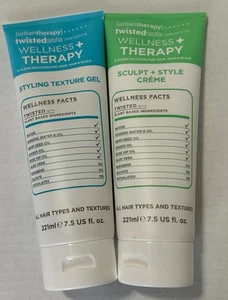 Twisted Sista Wellness +Therapy Style Crème And Styling Gel Lot Of 2 - Picture 1 of 1