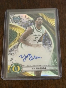 2025 Bowman’s Best Basketball TJ Bamba Refractor Autograph - Picture 1 of 6