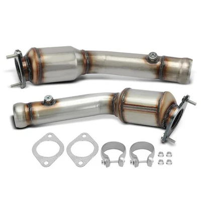 Convertidor catalítico lado conductor y pasajero 2 piezas para Ford Mustang 2011-2014 5,0 L Foto 1 de 4
