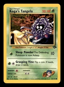 Koga's Tangela 81/132 Pokemon Gym Challenge Common - Picture 1 of 2