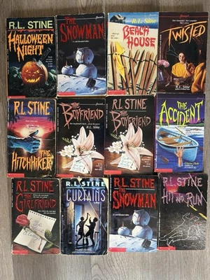 1990s Teen YA Pulp Horror Collection Vintage Lot Of 12 R.L. Stine Books - Image 1 of 4