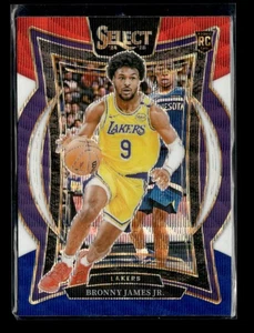 Bronny James Jr. 2024-25 Panini Select Basketball RC Tri-Color Concourse [jm35 - Picture 1 of 2
