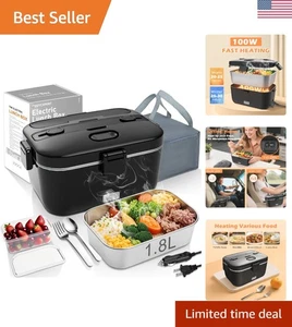 Beheizbare Speisenwärmer Brotdose 100W - 1,8L Auslaufsicheres Design für jeden Anlass - Bild 1 von 10