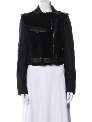 ALC A.L.C. CHAQUETA MOTO PIEL CORDERO PIEL PIEL PIEL PIEL PIEL PIEL talla 10/M se adapta a 6 EE. UU. Foto 1 de 4