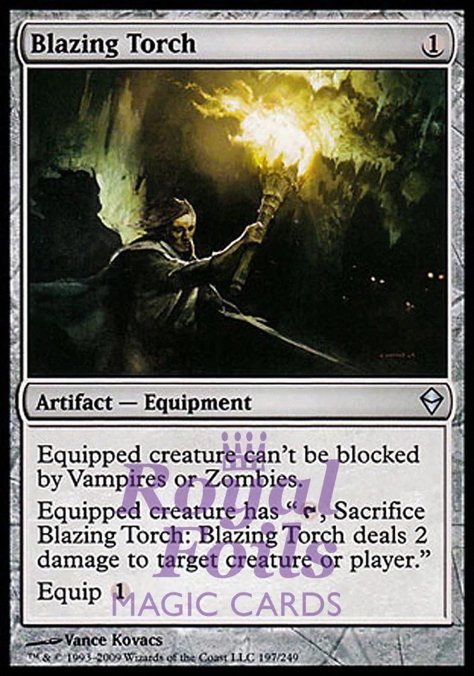 Blazing Torch 2x FOIL ZEN MTG Zendikar Uncommon MINT artifact - Image 1 of 1