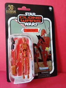 STAR WARS THE VINTAGE COLLECTION - 50TH - BATTLE DROID - CLONE WARS - VC216 - Picture 1 of 4