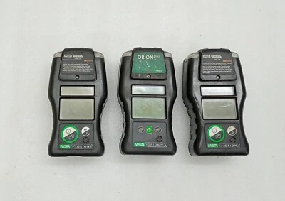 Lot OF 3 MSA ORION Multigas Detector 2PC + PLUS 1PC (For Parts) - Image 1 of 4