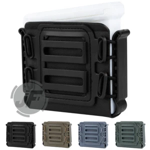 Tactical MOLLE Soft Shell Sniper Magazine Pouch Mag Carrier Holster MOLLE Clip - Picture 1 of 15
