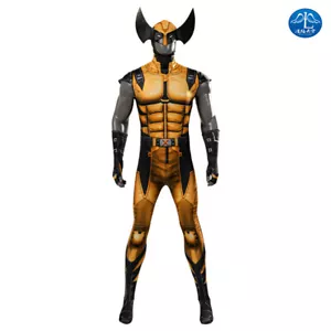 Wolverine Cosplay Costume Bodysuit Jumpsuit Cosplay Adult Men Halloween Clothing - Foto 1 di 15