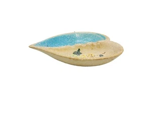 vintage heart shaped ceramic floral/splatter paint design rare ashtray - Picture 1 of 5