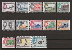 BRITISH VIRGIN ISLANDS 1956/62 SG 149/161 MINT  - Picture 1 of 2