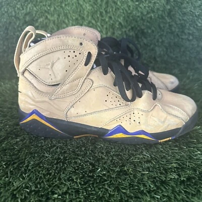 Air Jordan 7 Retro SE Afrobeats DZ4730-200 Tan Black Concord Gold Size 6Y RARE - Image 1 of 4