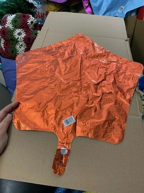 US Balloon Company Orange Star Foil Balloon 21" New!!! - Image 1 of 1