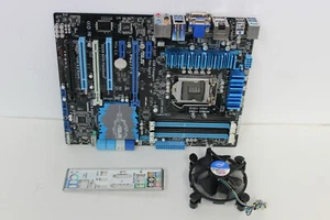 ASUS P8Z77-V MOTHERBOARD REV 1.02 **AS-IS FOR PARTS OR REPAIR** - Picture 1 of 5