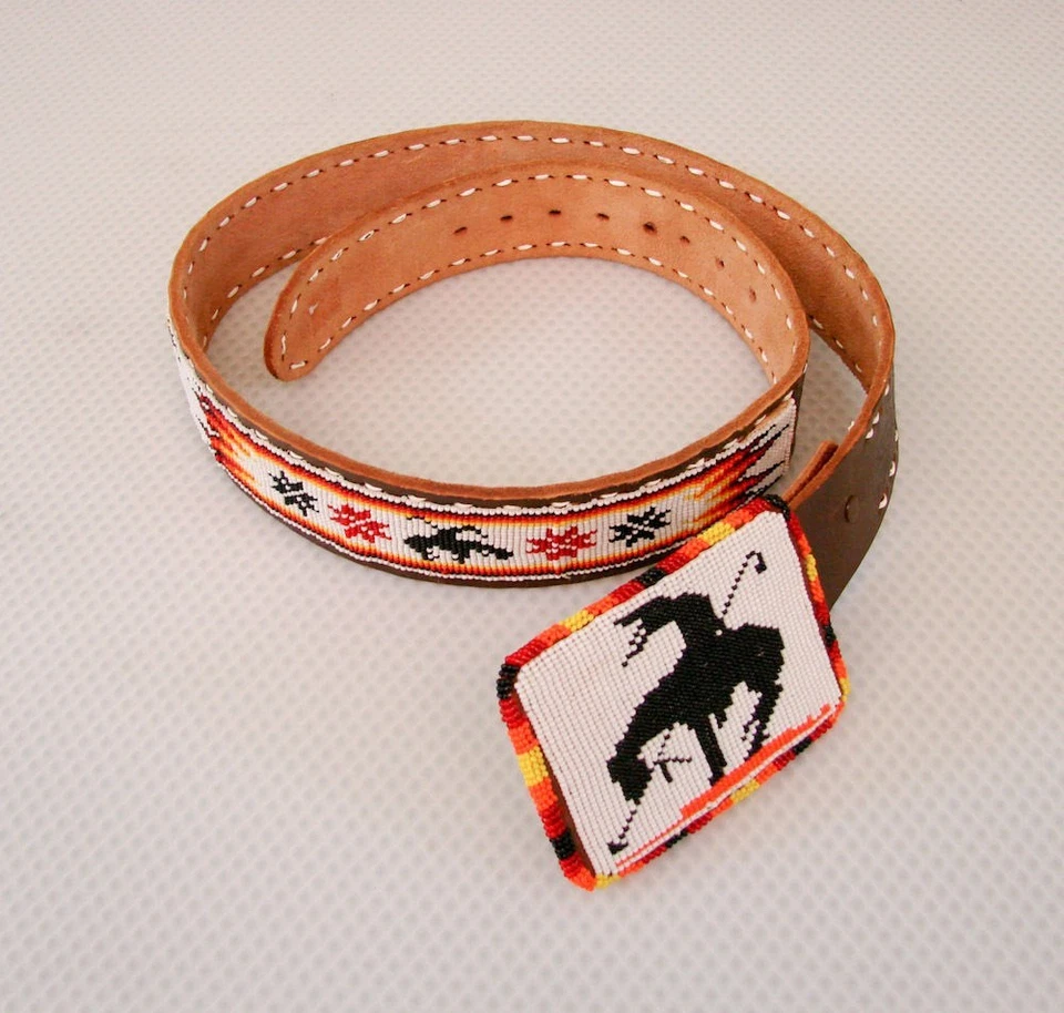 复古 Paiute 皮革皮带织机部落雷鸟 — 第 1/1 张图片
