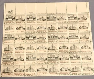 Scott #1779 - 1782 US stamp 1979 .15 cent American Architecture sheet of 48 - Picture 1 of 2