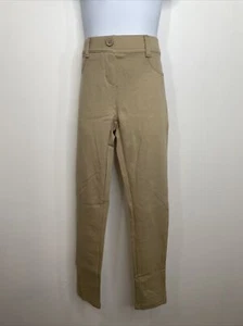 Chaps Girl’s Jeggings Khaki  7 Regular Schoolwear Belt Loops  Back Pockets - Picture 1 of 12