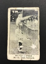 Vintage 1922 American Caramels Series Of 120 E121 Milton Stock 113 Stl.Cardinals