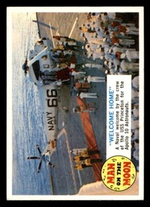 1969 Topps Man on the Moon #36B Welcome Home EX