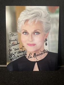 !!️ FOTO FIRMATA LEE MERIWETHER 8 X 10 1966 BATMAN CATWOMAN - Foto 1 di 3