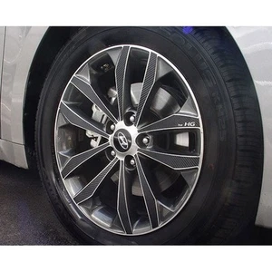 NEW Carbon Tuning Wheel decal Sticker for HYUNDAI Azera/Grandeur HG 2012+ 17" - Picture 1 of 2