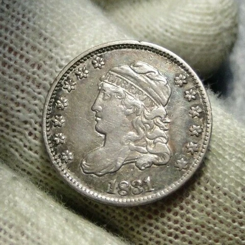1831 Capped Bust Half Dime Cover