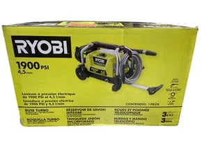 RYOBI 1900 PSI 1.2 GPM Cold Water Electric Pressure Washer -MISSING POWER NOZZLE - Bild 1 von 2