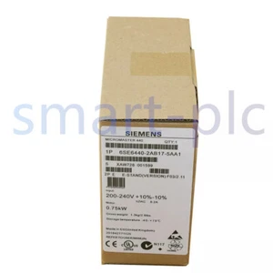 1 Stück Neu Siemens 6SE6440-2AB17-5AA1 Wechselrichter Originalverpackt Expressversand - Bild 1 von 6