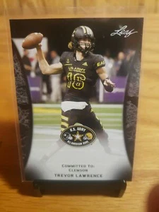 Trevor Lawrence 2018 Leaf Army #55 Clemson His 1st Ever Rookie Card RC SP - Picture 1 of 2