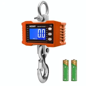 Digital Crane Scale 2200Lb/1000Kg Digital Hanging Scale Industrial Heavy Duty Cr - Picture 1 of 7