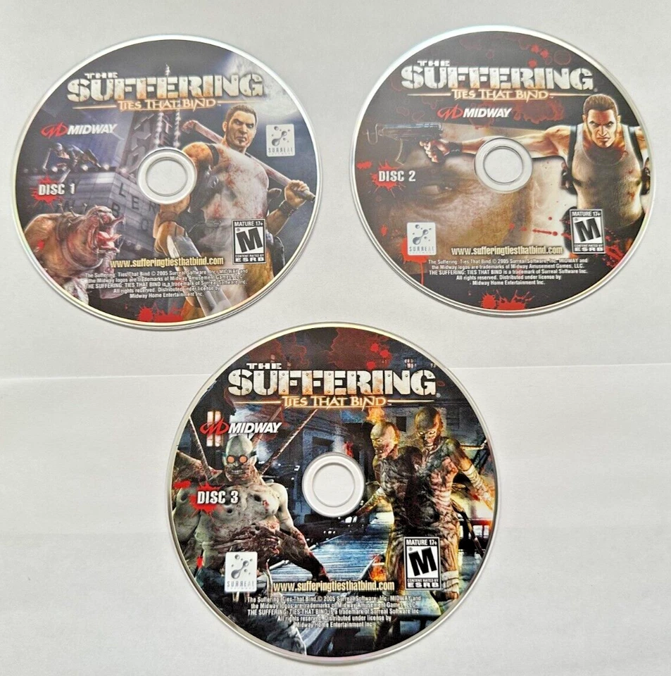 Suffering: Ties That Bind (PC, 2005) 3 Disc Set Only - Image 1 of 1